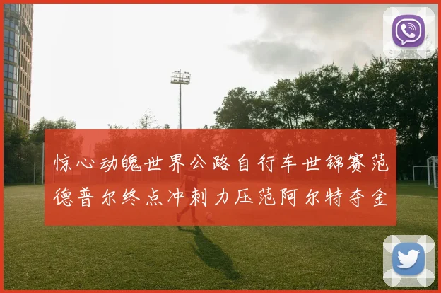惊心动魄世界公路自行车世锦赛范德普尔终点冲刺力压范阿尔特夺金